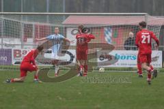 Kreisliga - Saison 2025/26- TSV Kösching - FC Sandersdorf - Der 2:0 Führungstreffer durch Sebastian Zabka rot Kösching - jubel -  - Philipp Gierl Torwart Sandersdorf - Foto: Meyer Jürgen