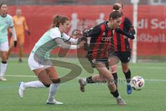 2. Bundesliga Frauen - Saison 2025/26 - FC Ingolstadt 04 Frauen - FFC Turbine Potsdam - Emma Kusch (Nr.9 - FC Ingolstadt Frauen I) - Wohner Annika weiss Potsdam - Foto: Meyer Jürgen