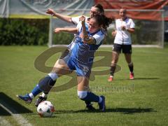 Testspiel - 2. Bundesliga Frauen - Saison 2026/27  - FC Ingolstadt 04 Frauen -  - Katharina Bauer (Nr.3 - FCI Frauen) - Pia Munzert blau Hoffenheim  - Foto: Meyer Jürgen