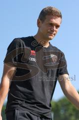 A-Junioren Bundesliga  - Saison 2024/25 - A-Junioren - FC Ingolstadt 04 - SSV Ulm - Wilko Bauer Trainer FCI beim warm machen - XXXXX - Foto: Meyer Jürgen