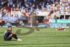 3. Liga; FC Ingolstadt 04 - TSV 1860 München; Niederlage, hängende Köpfe Pascal Testroet (37, FCI)