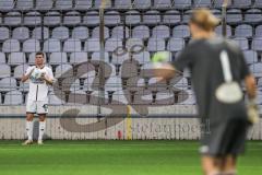 Toto-Pokal 2024; TürkGücü München - FC Ingolstadt 04; Einwurf Felix Keidel (43, FCI) Torwart Schmid, Julius (1 TGM)