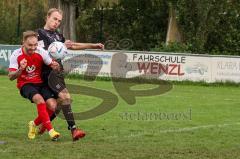 A-Klasse - Saison 2022/2023 - TSV Unsernherrn - TV 1911 Vohburg - Nico Scholz rot Vohburg - Max Schwarzbauer schwarz Unsernherrn  - Foto: Meyer Jürgen