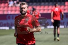 3. Liga; FC Ingolstadt 04 - Hallescher FC; vor dem Spiel Yannick Deichmann (20, FCI)