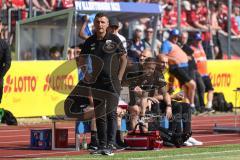 Toto-Pokal; Finale; FV Illertissen - FC Ingolstadt 04; Cheftrainer Michael Köllner (FCI) nicht zufrieden