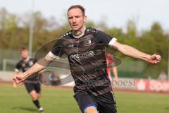 Bezirksliga - Saison 2025/26 - FC Fatih Ingolstadt - TSV Rohrbach - Der 0:1 Führungstreffer durch  - Philipp Federl schwarz Rohrbach - jubel -  - Foto: Meyer Jürgen