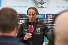 3.Liga - Saison 2022/2023 - TSV 1860 München - FC Ingolstadt 04 - Cheftrainer Rüdiger Rehm (FCI) im Interview mit Magenta Sport - Foto: Meyer Jürgen