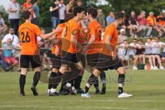 Relegation zur Kreisklasse - Saison 2022/2023 - SC Irgertsheim - MTV Ingolstadt - Nico Gensberger rot Irgertsheim mit dem 1:0 Führungstreffer - jubel  - Foto: Meyer Jürgen