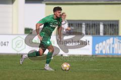 Landesliga - Saison 2024/25 - SV Manching - TSV Schwabmünchen - Daniel Spies (Nr.22 - SV Manching) - XXXXX - Foto: Meyer Jürgen