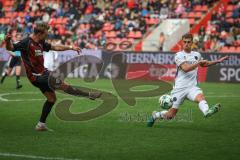 3. Liga - Saison 2026/27 - FC Ingolstadt 04 - SV Wehen Wiesbaden - Yannick Deichmann (Nr.20 - FCI) mit dem 1:2 Anschlusstreffer - jubel - XXXXX - Foto: Meyer Jürgen