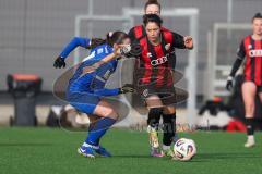 ***2. Bundesliga Frauen - Saison 2025/26 - FC Ingolstadt 04 Frauen - SV Meppen - Annika Kömm (Nr.25 - FC Ingolstadt Frauen I) - Bleil Marie blau Meppen - Foto: Meyer Jürgen