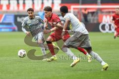 3. Liga; FC Ingolstadt 04 - Alemannia Aachen; Dennis Kaygin (10, FCI) Nadjombe Pierre (29 AA) Loune Mehdi (11 AA)