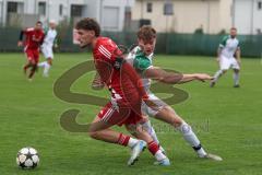 Kreisklasse - Saison 2025/26- Türk SV Ingolstadt - SV Lippertshofen - Enis Kuqanaj rot Türkisch  - David Stipic weiss Lippertshofen  - Foto: Meyer Jürgen