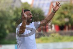 Bezirksliga - Saison 2024/25 - SV Manching - TSV Jetzendorf - Trainer Serkan Demir (SV Manching) - XXXXX - Foto: Meyer Jürgen