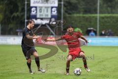 Toto Pokal; FC Sportfreunde Schwaig - FC Ingolstadt 04; Zweikampf Kampf um den Ball Mustafa Özden (42, FCI)