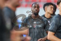 3. Liga; FC Ingolstadt 04 - Alemannia Aachen; vor dem Spiel Joseph Ganda (16, FCI)