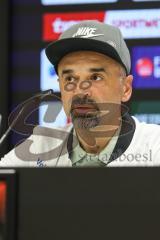 3. Liga; FC Ingolstadt 04 - Erzgebirge Aue; Interview Pressekonferenz Cheftrainer Khvicha Shubitidze (Aue)