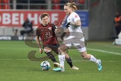 3. Liga; FC Ingolstadt 04 - Erzgebirge Aue; Moritz Seiffert (23, FCI) Stefaniak Marvin (34 Aue)