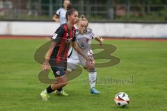 2. Bundesliga Frauen - Saison 2024/25 - FC Ingolstadt 04 Frauen - 1. FC Nürnberg - Emma Kusch (Nr.9 - FCI Frauen) - Mai Franziska weiss Nürnberg - Foto: Meyer Jürgen