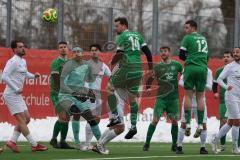 AUDI - Schanzer Amateurcup - Finale -  2026  - SV Hundszell - SV Denkendorf - Gabriel Hägel TW Hundszell - Sebastian Mayer grün Denkendorf - Foto: Meyer Jürgen