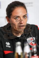 3. Liga; SC Verl - FC Ingolstadt 04; Pressekonferenz Cheftrainerin Sabrina Wittmann (FCI) Interview