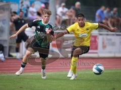 Bezirksliga - Saison 2026/27- TSV Gaimersheim - SE Freising - Tim Kriegl (Nr.9 - TSV Gaimersheim) - Fabian Löw gelb Freising - Foto: Meyer Jürgen