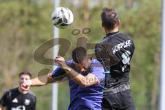 Kreisklasse - Saison 2025/26- TSV Ingolstadt Nord - MTV Ingolstadt - Tiago Joia Tavares lila MTV - Andreas Tebbe schwarz Ing Nord - Foto: Meyer Jürgen