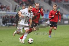 3. Liga; SV Wehen Wiesbaden - FC Ingolstadt 04; David Kopacz (29, FCI) Johansson Ryan (20 SVWW)