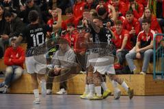 Lotto Bayern Hallencup - Saison 2024/25 - Finale - FC Fatih - TSV Forstenried - Akif Abasikeles schwarz Fatih mit dem 1:0 Führungstreffer - jubel - - XXXXX - Foto: Meyer Jürgen