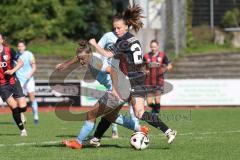 2. Bundesliga Frauen - Saison 2024/25 - FC Ingolstadt 04 Frauen - SG 99 Andernach - Stefanie Reischmann (Nr.24 - FCI Frauen) - Wäschenbach Leonie blau Andernach - Foto: Meyer Jürgen