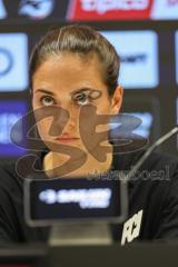 3. Liga; FC Ingolstadt 04 - SV Wehen Wiesbaden; Interview Pressekonferenz Cheftrainerin Sabrina Wittmann (FCI)