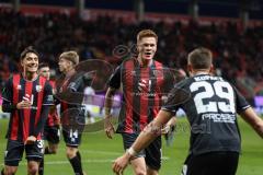 3. Liga; FC Ingolstadt 04 - VfL Osnabrück; Tor Jubel Treffer Sebastian Grönning (11, FCI) Deniz Zeitler (38, FCI) David Kopacz (29, FCI)