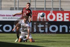 3. Liga; FC Ingolstadt 04 - Hallescher FC; Mladen Cvjetinovic (19, FCI) Patrick Hasenhüttl (45 Halle)