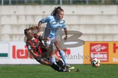 2. Bundesliga Frauen - Saison 2024/25 - FC Ingolstadt 04 Frauen - SG 99 Andernach - Stefanie Reischmann (Nr.24 - FCI Frauen) - Krump Leonie blau Andernach - Foto: Meyer Jürgen