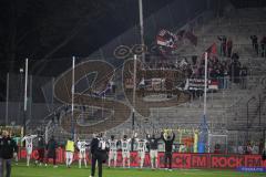 3. Liga - Saison 2026/27 - Waldhof Mannheim - FC Ingolstadt 04 -  die Spieler bedanken sich bei den Fans -  - XXXXX - Foto: Meyer Jürgen