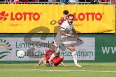 Toto-Pokal Finale; Würzburger Kickers - FC Ingolstadt 04; David Kopacz (29, FCI) Zweikampf Kampf um den Ball