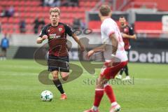 3. Liga; FC Ingolstadt 04 - Rot-Weiss Essen; Max Plath (14 FCI) Telalovic Semir (17 RWE)