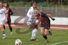 2. Bundesliga Frauen - Saison 2025/26 - FC Ingolstadt 04 Frauen - Eintracht Frankfurt II - Agirmann Sibel weiss Frankfurt - Jenny Beyer (Nr.8 - FC Ingolstadt Frauen I) - Foto: Meyer Jürgen