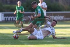 Testspiel - Saison 2025/26 - SV Manching - TSV Gaimersheim - Sebastian Graßl (Nr.10 - SV Manching) - Philipp Stipic (Nr.6 - TSV Gaimersheim) - Foto: Meyer Jürgen