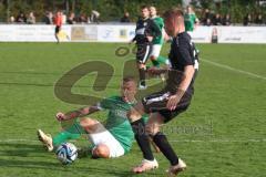 Bezirksliga - Saison 2024/25 - FC Gerolfing - TSV Gaimersheim - Quendrim Hoti schwarz Gaimersheim - Stefan Hoffmann (Nr.8 - FC Gerolfing) - Foto: Meyer Jürgen