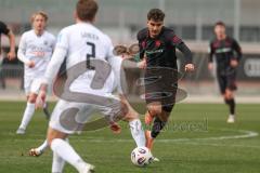 3. Liga - Testspiel - Saison 2025/26 - FC Ingolstadt 04 - SSV 1846 Ulm - Berkay Öztürk (Nr.39 - FCI) - Jan Boller (Nr.34 - SSV Ulm) - Foto: Meyer Jürgen