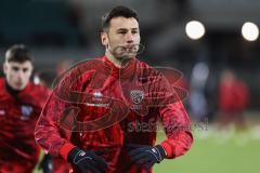 3. Liga; 1. FC Schweinfurt 05 - FC Ingolstadt 04; vor dem Spiel Lukas Fröde (34, FCI)