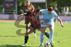 2. Bundesliga Frauen - Saison 2024/25 - FC Ingolstadt 04 Frauen - SG 99 Andernach - Stefanie Reischmann (Nr.24 - FCI Frauen) - Stöhr Leonie blau Andernach - Foto: Meyer Jürgen