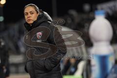 3. Liga; SSV Ulm - FC Ingolstadt 04; vor dem Spiel Cheftrainerin Sabrina Wittmann (FCI)