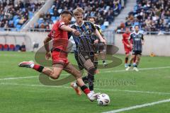 3. Liga; 1. FC Saarbrücken - FC Ingolstadt 04; Torchance verpasst Marcel Costly (22, FCI) Bichsel Joel (27 FCS)