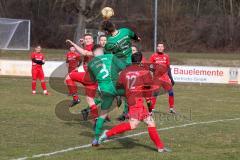 Testspiel - SV Manching - TSV Pöttmes - Johann Rybalko
(#3 Manching) - Simon Berger #5 Manching - Foto: Jürgen Meyer