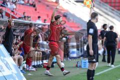 3. Liga; FC Ingolstadt 04 - SV Wehen Wiesbaden; ärgert sich Julian Kügel (29, FCI)