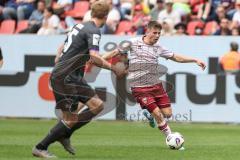 3. Liga; FC Ingolstadt 04 - VfL Osnabrück; Torchance verpasst Gustav Christensen (24, FCI) Wiemann Niklas (25 VFL)