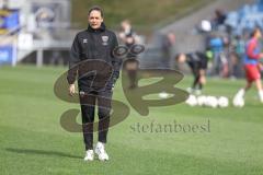 3. Liga; 1. FC Saarbrücken - FC Ingolstadt 04; vor dem Spiel Cheftrainerin Sabrina Wittmann (FCI)