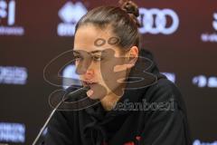 3. Liga; FC Ingolstadt 04 - Energie Cottbus; Interview Pressekonferenz Cheftrainerin Sabrina Wittmann (FCI)